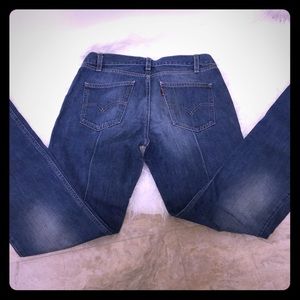 Levi vintage wide leg Jean light denim 28